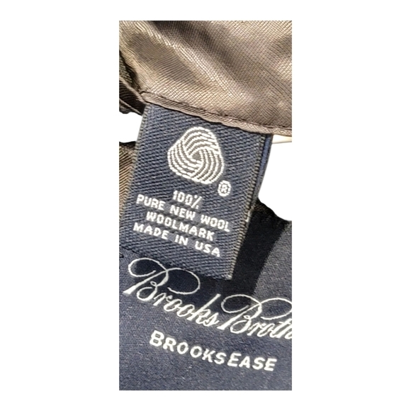 BROOKS BROTHERS BROOKSEASE, CHARCOAL GREY BLAZER, 100% WOOL SIZE 42R - Picture 8 of 8